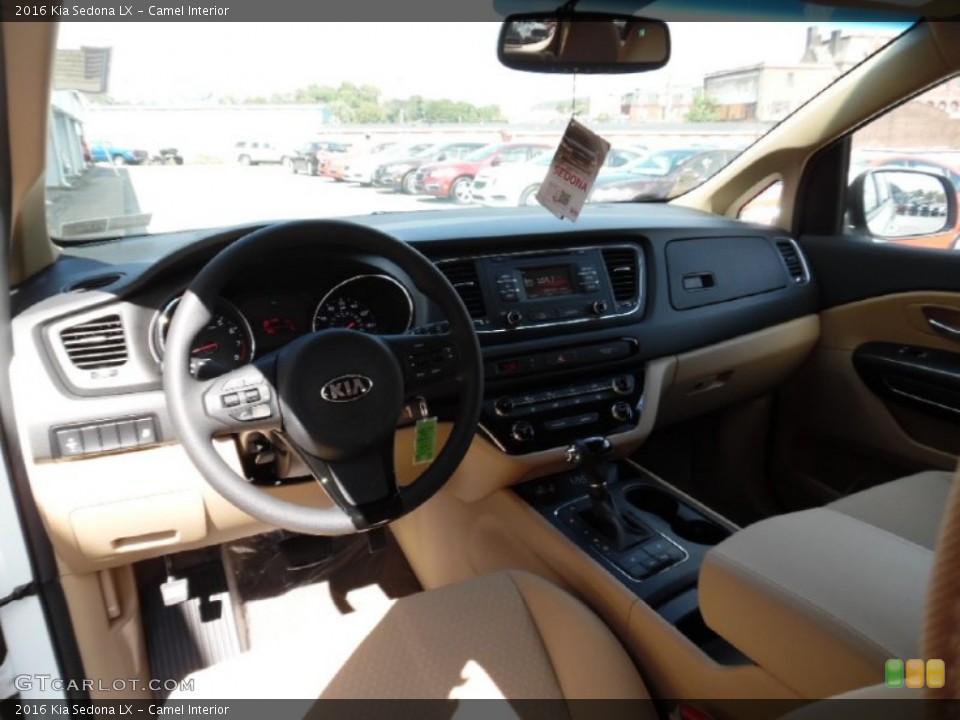 Camel Interior Prime Interior for the 2016 Kia Sedona LX #107274386