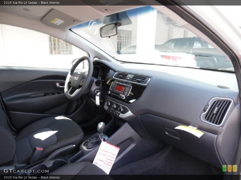 Black Interior Photo for the 2016 Kia Rio LX Sedan #107274578