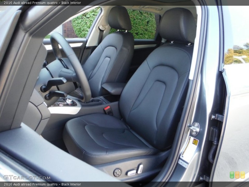 Black Interior Front Seat for the 2016 Audi allroad Premium quattro #107275013