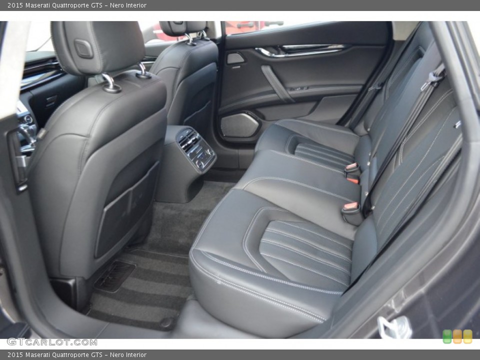 Nero Interior Rear Seat for the 2015 Maserati Quattroporte GTS #107275263