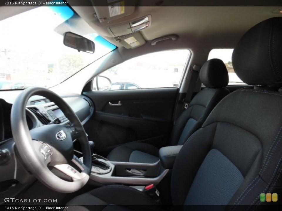 Black Interior Front Seat for the 2016 Kia Sportage LX #107275335