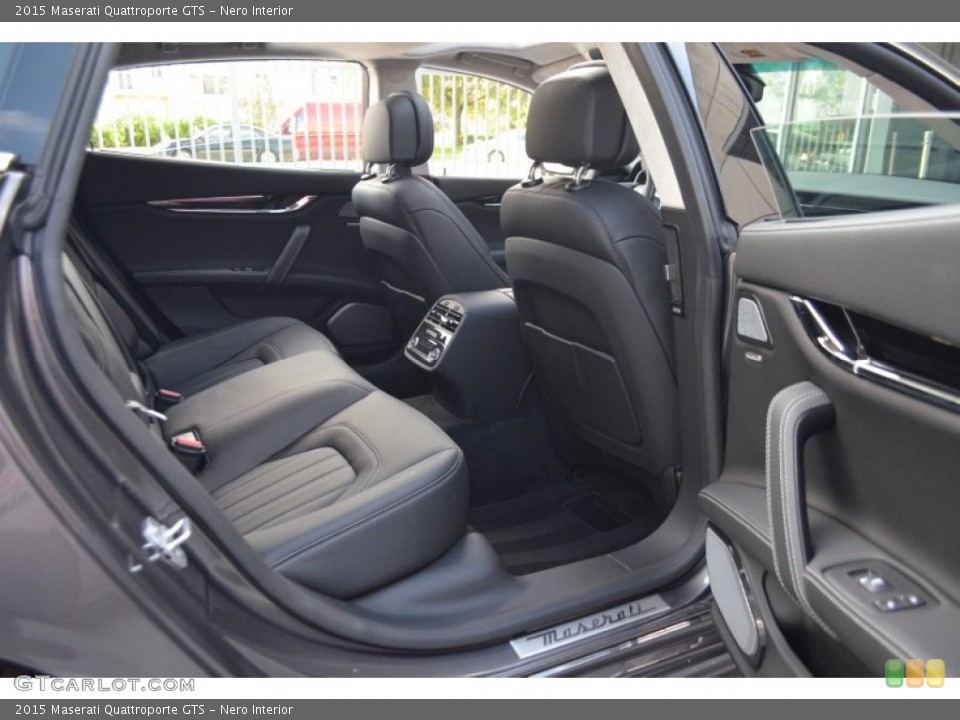 Nero Interior Rear Seat for the 2015 Maserati Quattroporte GTS #107275363