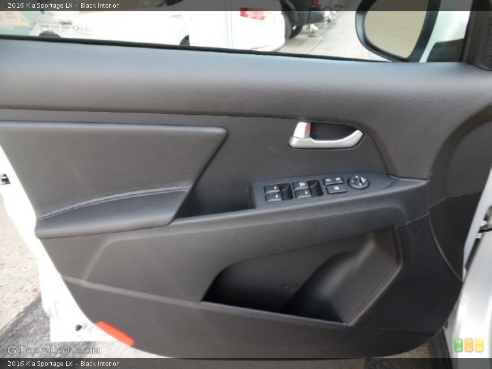 Black Interior Door Panel for the 2016 Kia Sportage LX #107275401