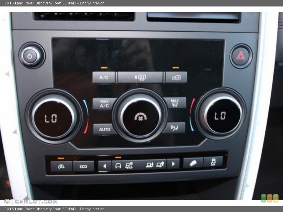 Ebony Interior Controls for the 2016 Land Rover Discovery Sport SE 4WD #107283907