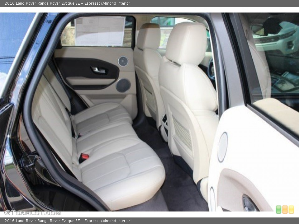 Espresso/Almond Interior Rear Seat for the 2016 Land Rover Range Rover Evoque SE #107285426