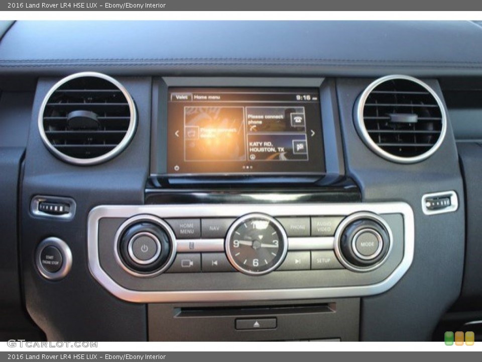 Ebony/Ebony Interior Controls for the 2016 Land Rover LR4 HSE LUX #107287289