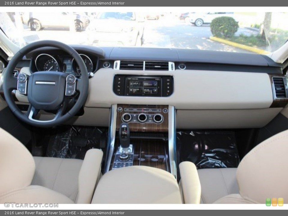 Espresso/Almond Interior Dashboard for the 2016 Land Rover Range Rover Sport HSE #107287427