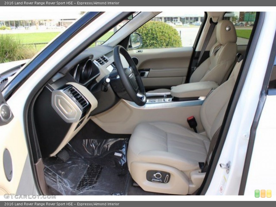 Espresso/Almond Interior Front Seat for the 2016 Land Rover Range Rover Sport HSE #107287879
