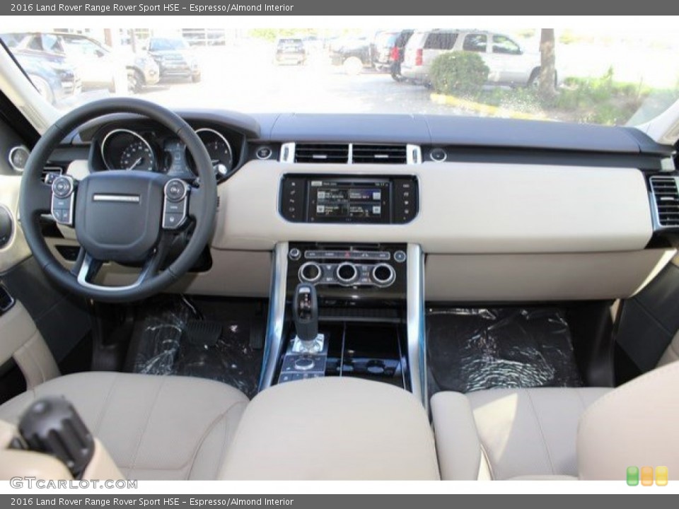 Espresso/Almond Interior Dashboard for the 2016 Land Rover Range Rover Sport HSE #107287898