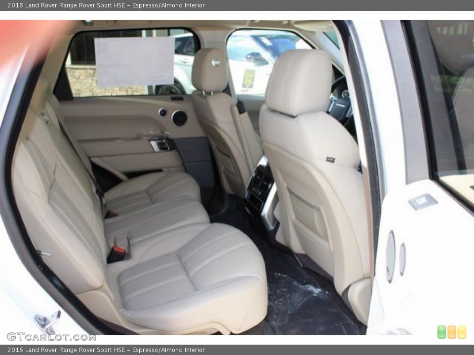 Espresso/Almond Interior Rear Seat for the 2016 Land Rover Range Rover Sport HSE #107288087