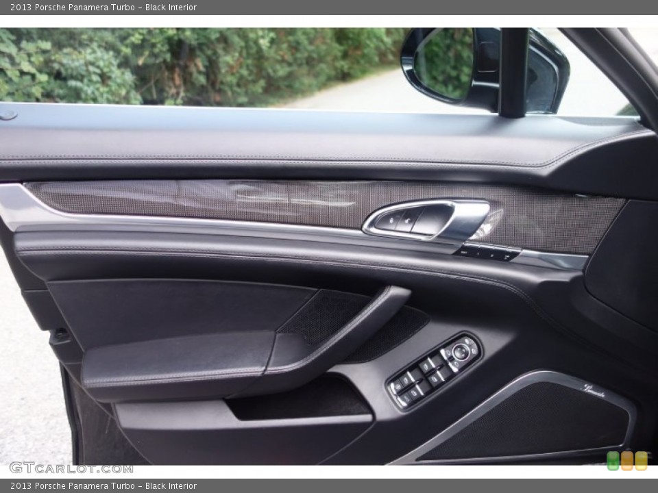 Black Interior Door Panel for the 2013 Porsche Panamera Turbo #107288198