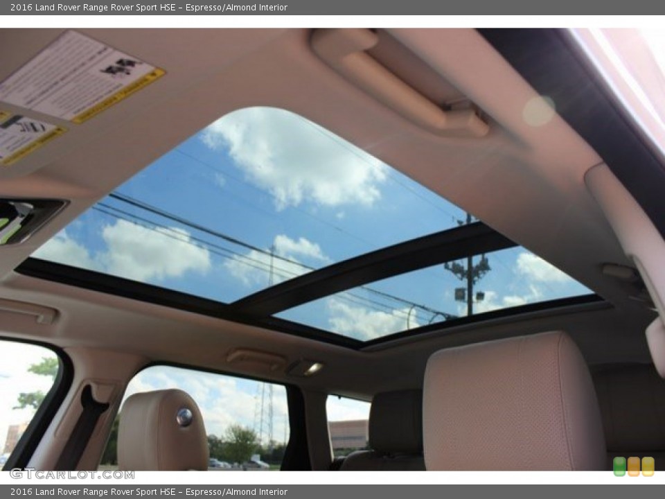 Espresso/Almond Interior Sunroof for the 2016 Land Rover Range Rover Sport HSE #107288258