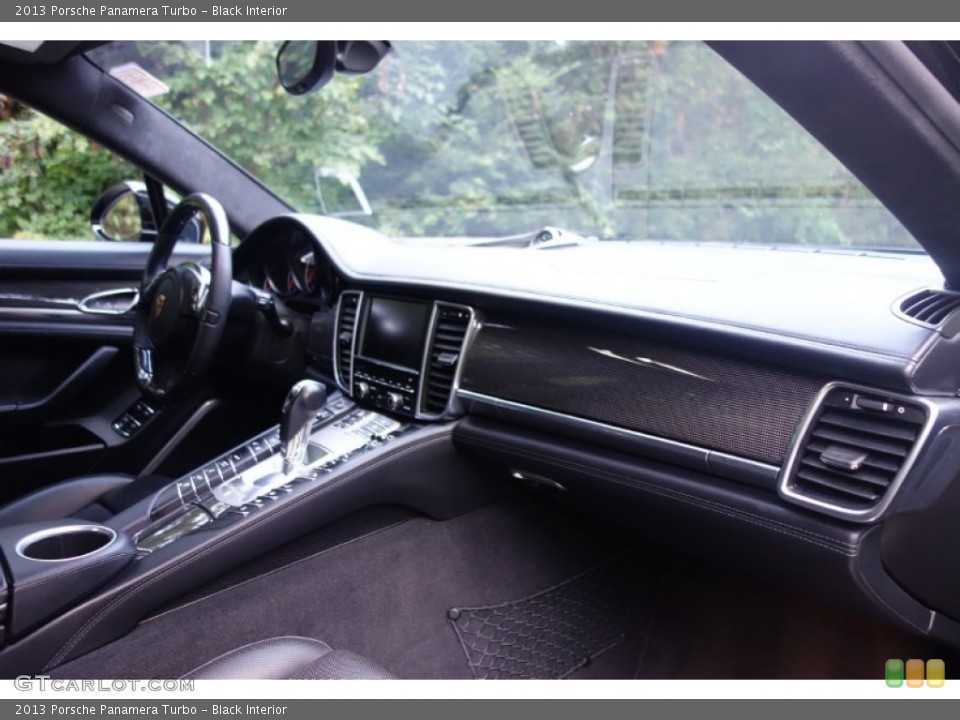 Black Interior Dashboard for the 2013 Porsche Panamera Turbo #107288360