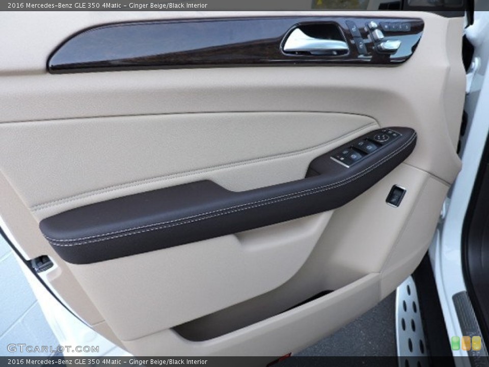 Ginger Beige/Black Interior Door Panel for the 2016 Mercedes-Benz GLE 350 4Matic #107291013