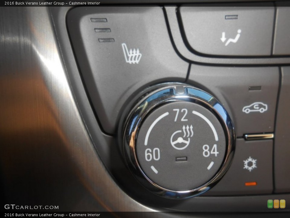 Cashmere Interior Controls for the 2016 Buick Verano Leather Group #107295980