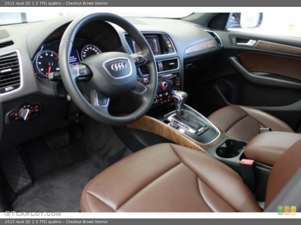 Chestnut Brown Interior Photo for the 2013 Audi Q5 2.0 TFSI quattro #107297933