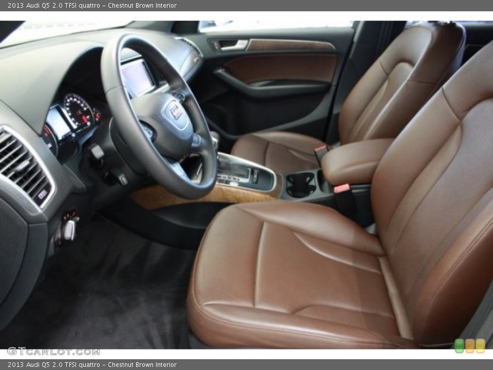 Chestnut Brown 2013 Audi Q5 Interiors
