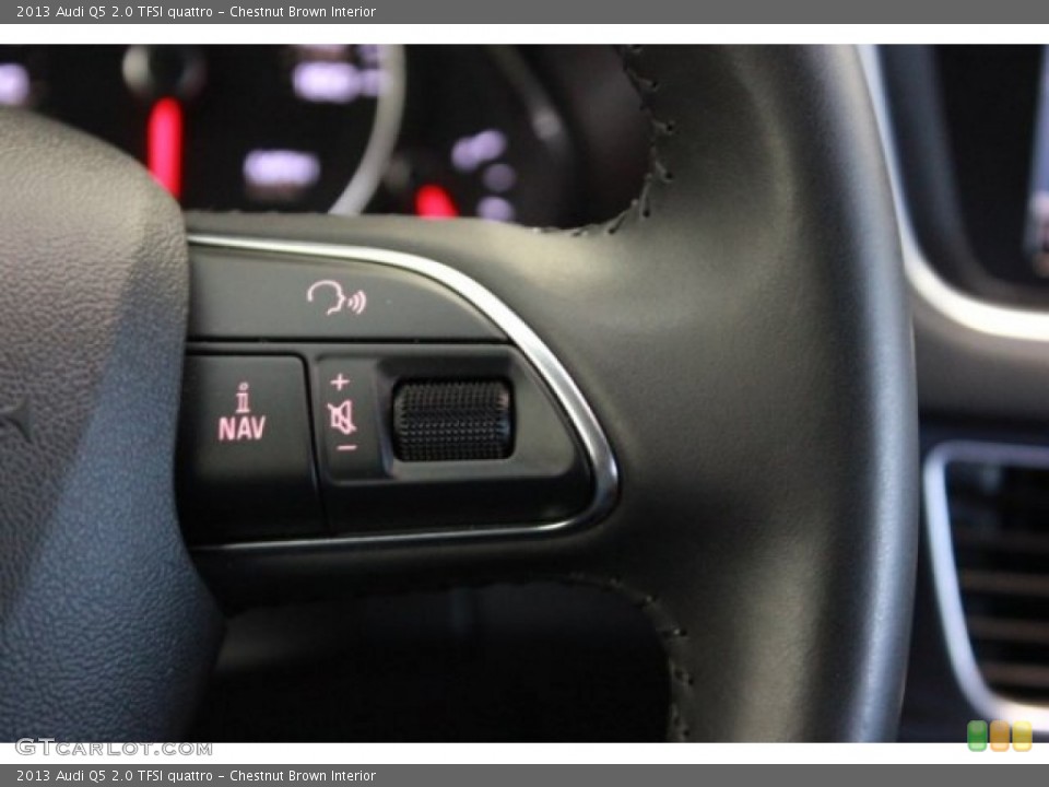 Chestnut Brown Interior Controls for the 2013 Audi Q5 2.0 TFSI quattro #107298110