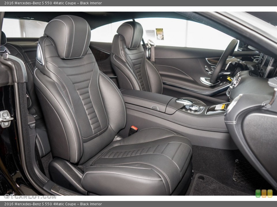 Black Interior Photo for the 2016 Mercedes-Benz S 550 4Matic Coupe #107298116