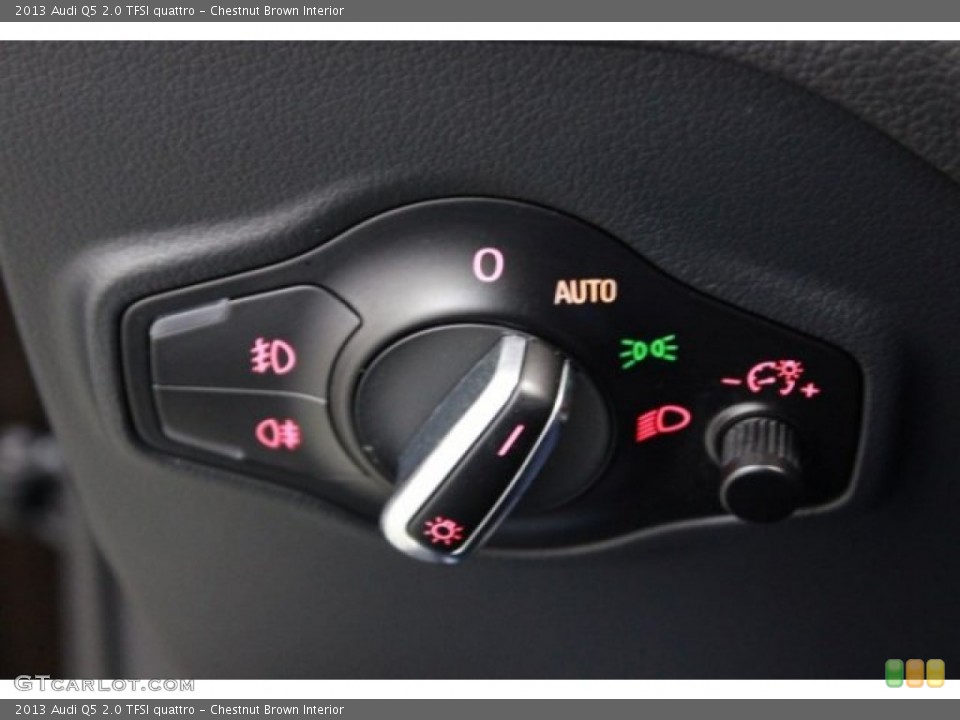 Chestnut Brown Interior Controls for the 2013 Audi Q5 2.0 TFSI quattro #107298124