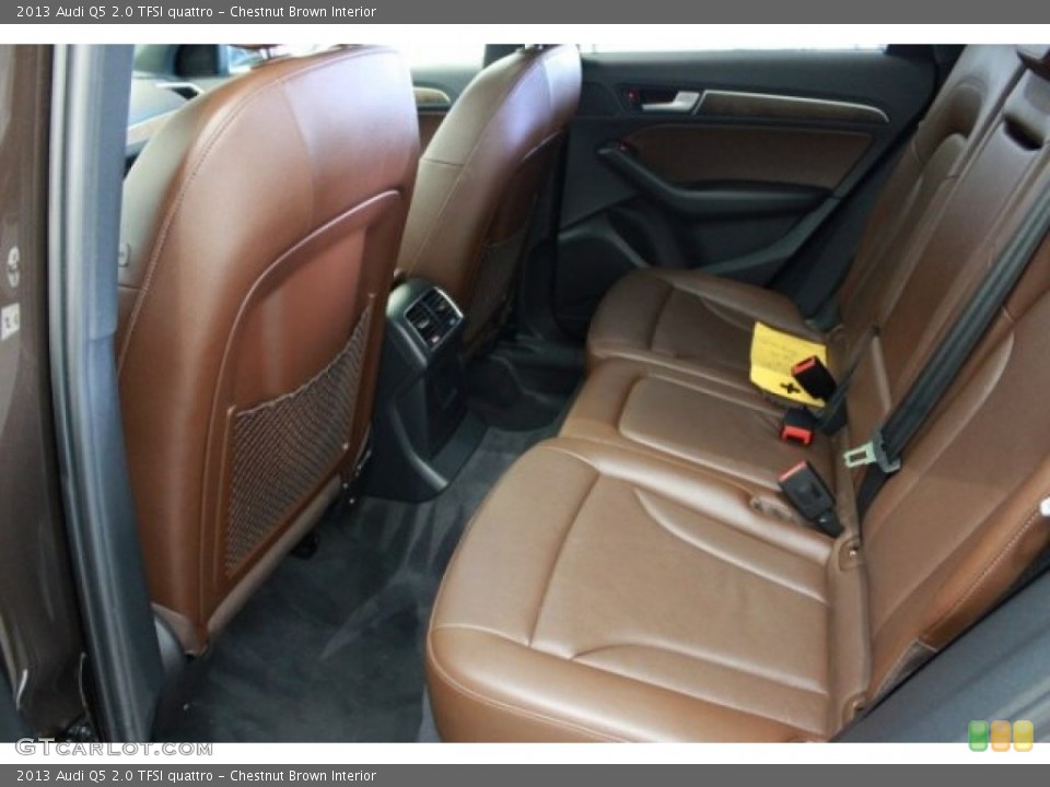Chestnut Brown Interior Rear Seat for the 2013 Audi Q5 2.0 TFSI quattro #107298200