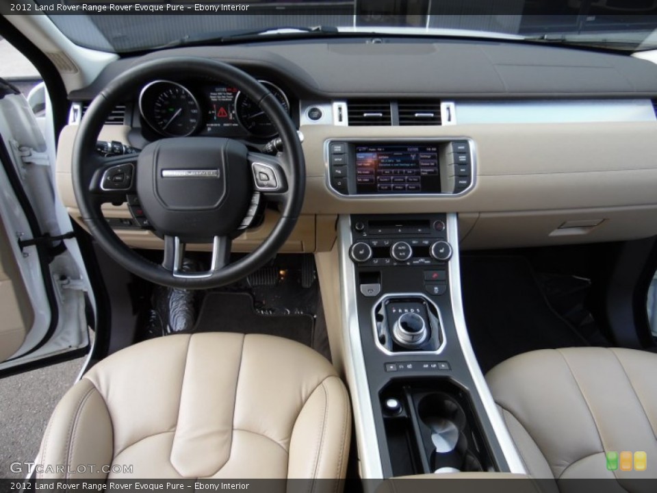 Ebony Interior Dashboard for the 2012 Land Rover Range Rover Evoque Pure #107298424