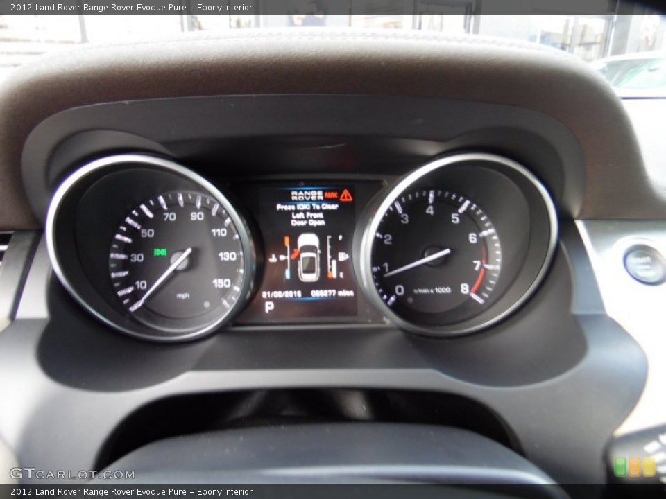 Ebony Interior Gauges for the 2012 Land Rover Range Rover Evoque Pure #107298587