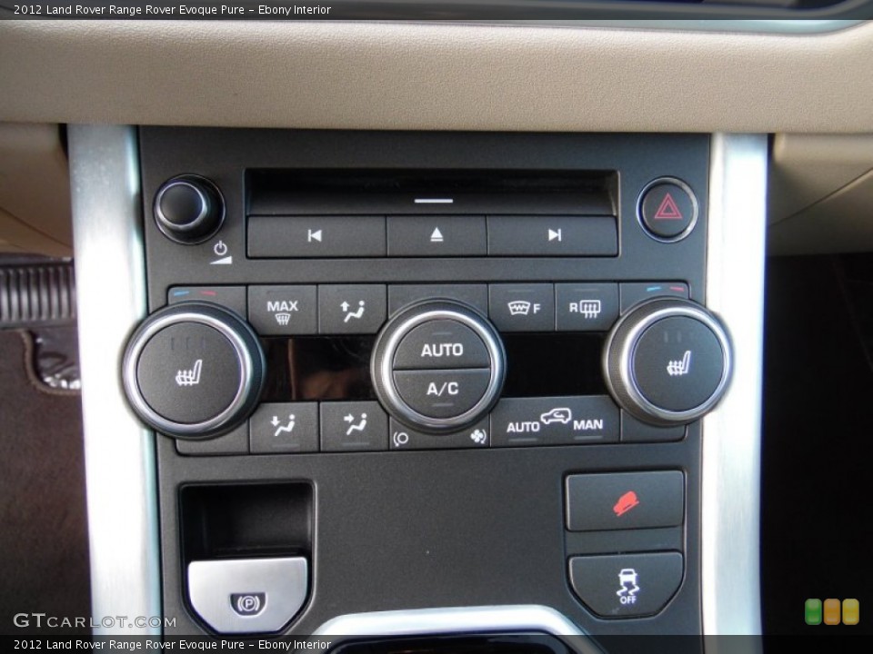 Ebony Interior Controls for the 2012 Land Rover Range Rover Evoque Pure #107298872