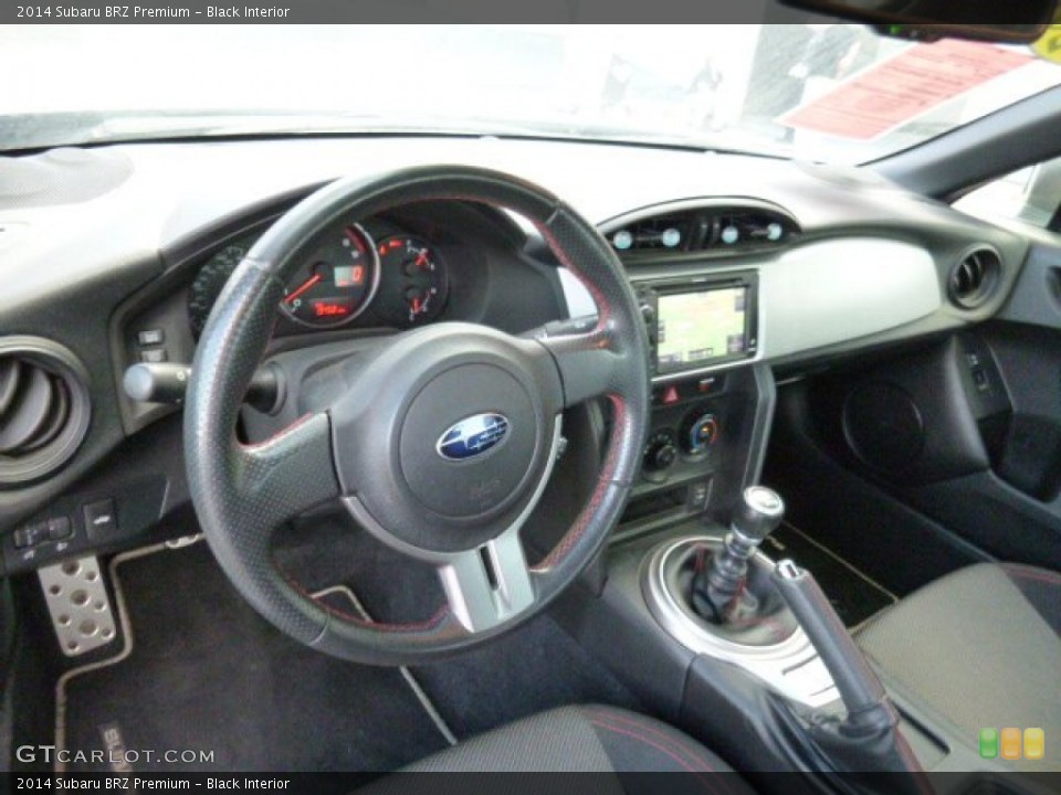 Black 2014 Subaru BRZ Interiors