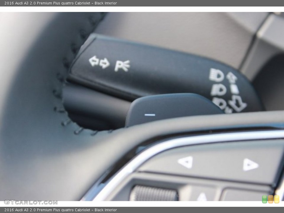 Black Interior Transmission for the 2016 Audi A3 2.0 Premium Plus quattro Cabriolet #107303093