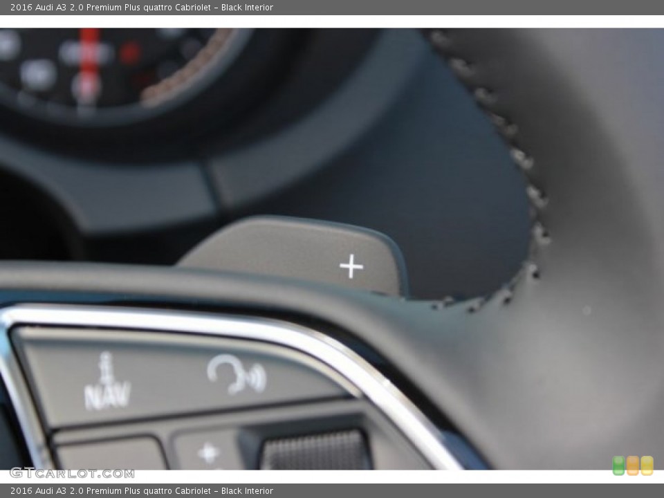 Black Interior Transmission for the 2016 Audi A3 2.0 Premium Plus quattro Cabriolet #107303111