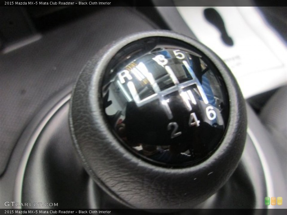 Black Cloth Interior Transmission for the 2015 Mazda MX-5 Miata Club Roadster #107306105