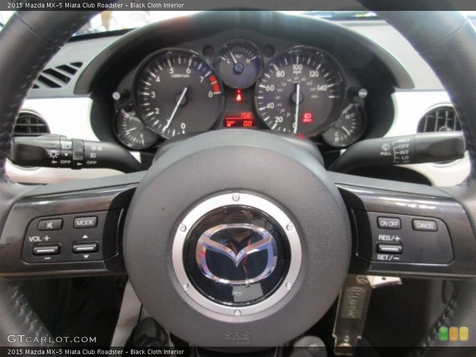 Black Cloth Interior Controls for the 2015 Mazda MX-5 Miata Club Roadster #107306180