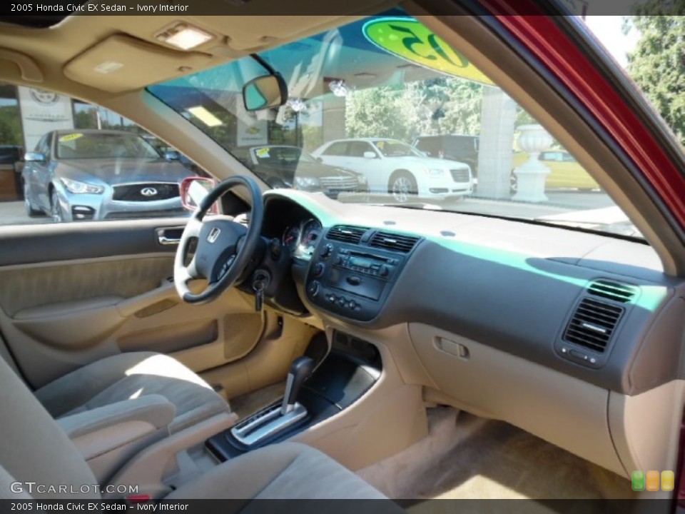 Ivory Interior Photo for the 2005 Honda Civic EX Sedan #107315954