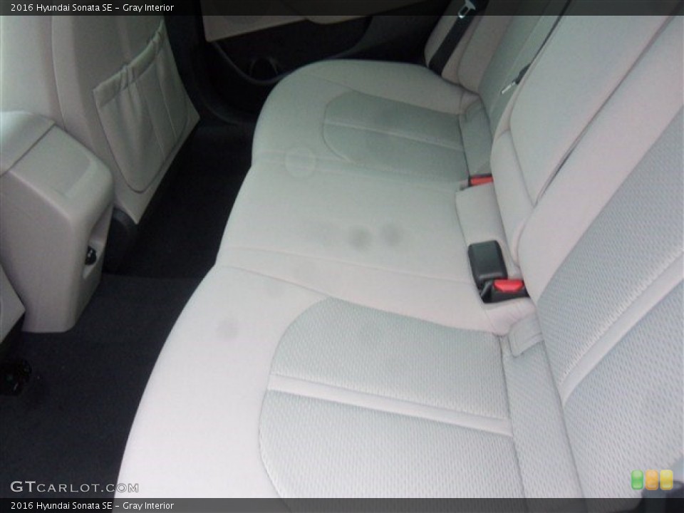 Gray Interior Rear Seat for the 2016 Hyundai Sonata SE #107317253