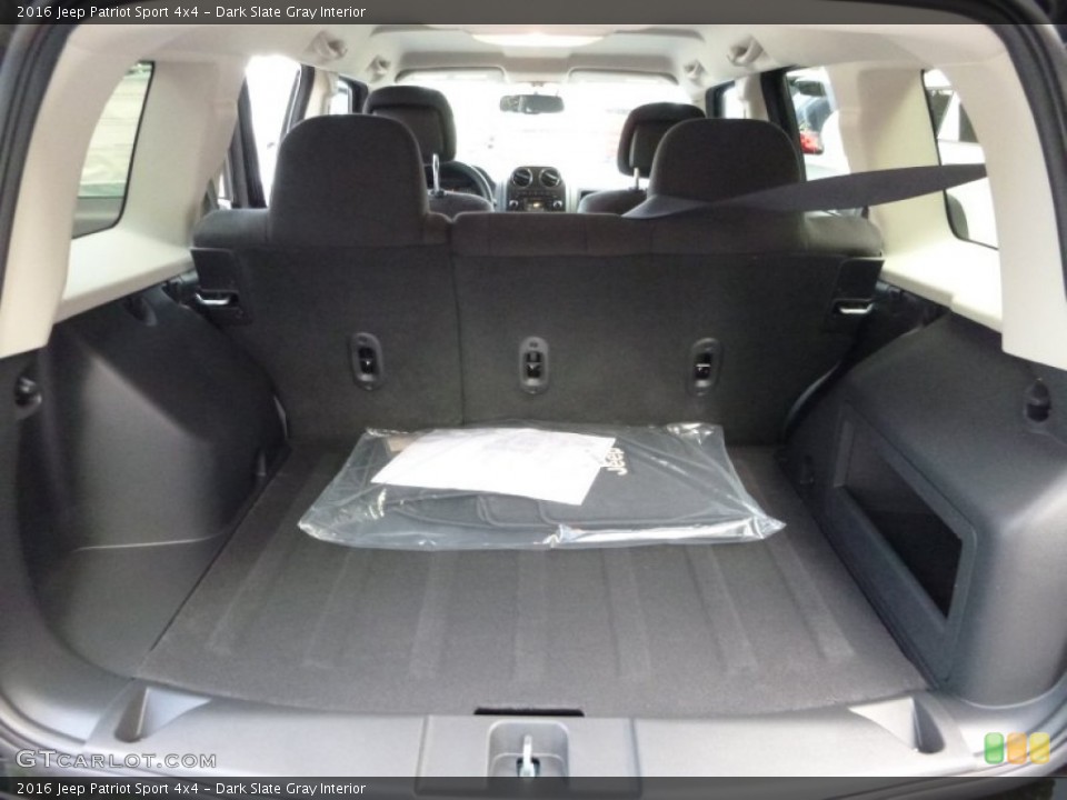 Dark Slate Gray Interior Trunk for the 2016 Jeep Patriot Sport 4x4 #107318732