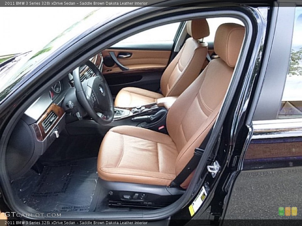Saddle Brown Dakota Leather Interior Photo for the 2011 BMW 3 Series 328i xDrive Sedan #107322551