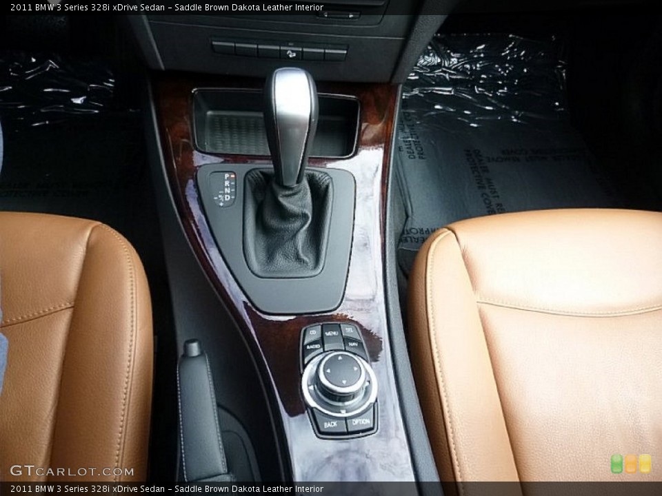 Saddle Brown Dakota Leather Interior Transmission for the 2011 BMW 3 Series 328i xDrive Sedan #107322959