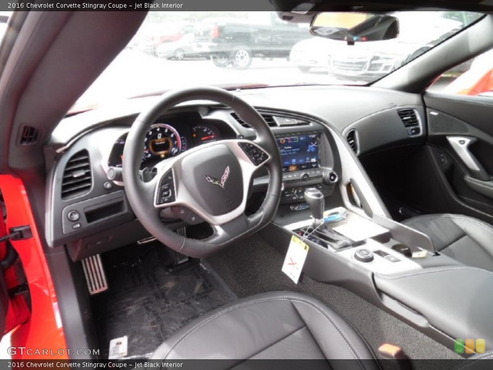 Jet Black Interior Prime Interior for the 2016 Chevrolet Corvette Stingray Coupe #107327069