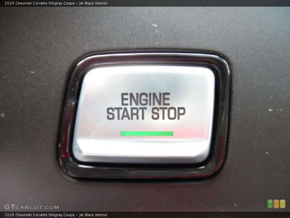 Jet Black Interior Controls for the 2016 Chevrolet Corvette Stingray Coupe #107327612
