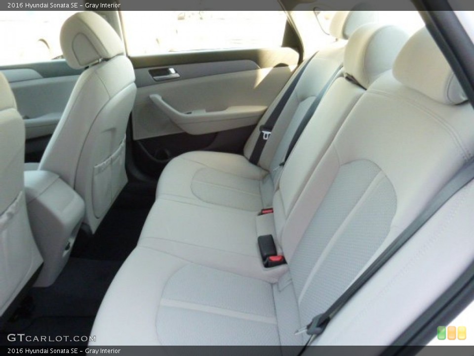 Gray Interior Rear Seat for the 2016 Hyundai Sonata SE #107333180