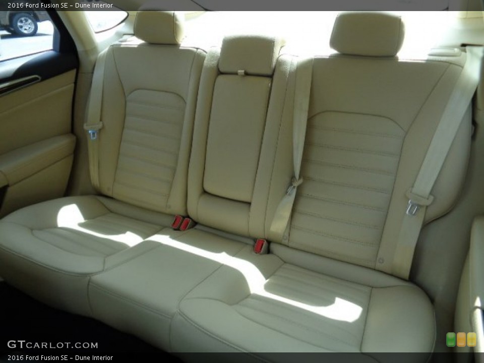 Dune Interior Rear Seat for the 2016 Ford Fusion SE #107333303