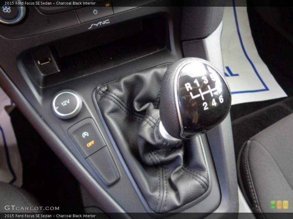 Charcoal Black Interior Transmission for the 2015 Ford Focus SE Sedan #107336507