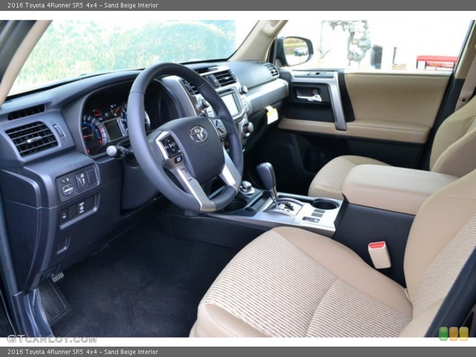 Sand Beige Interior Photo for the 2016 Toyota 4Runner SR5 4x4 #107353759