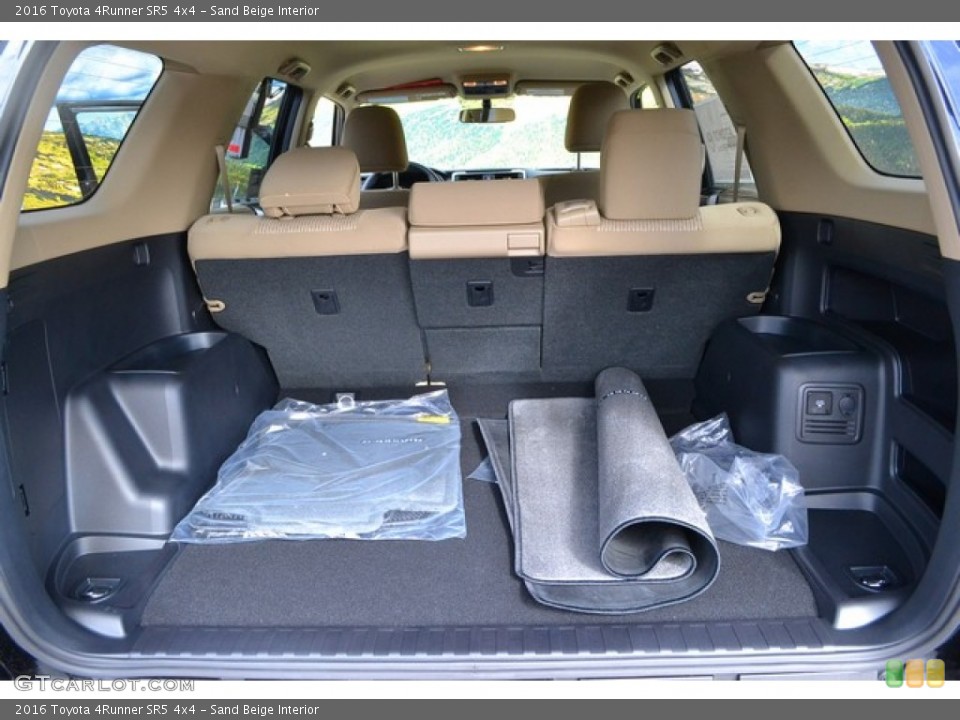 Sand Beige Interior Trunk for the 2016 Toyota 4Runner SR5 4x4 #107353825