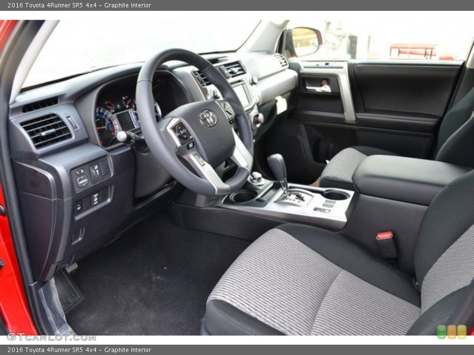 Graphite Interior Photo for the 2016 Toyota 4Runner SR5 4x4 #107353993