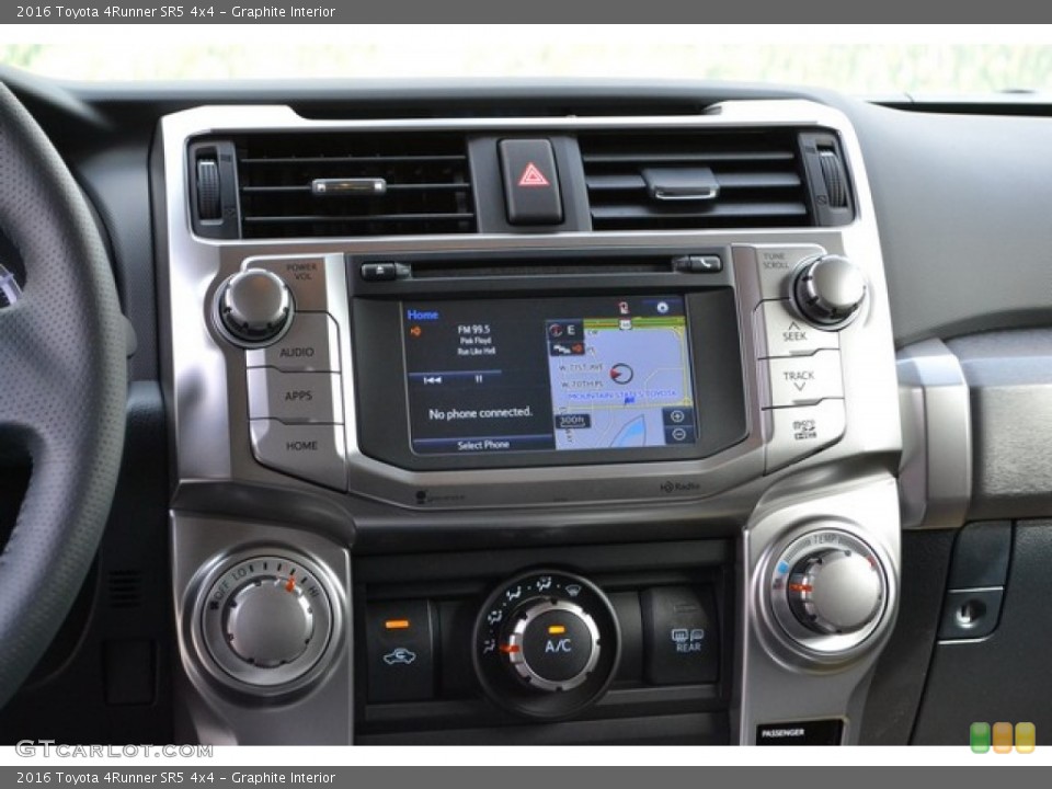 Graphite Interior Controls for the 2016 Toyota 4Runner SR5 4x4 #107354023