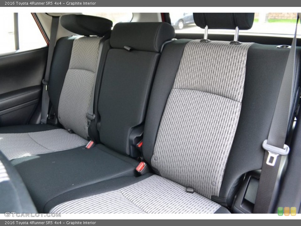 Graphite Interior Rear Seat for the 2016 Toyota 4Runner SR5 4x4 #107354044