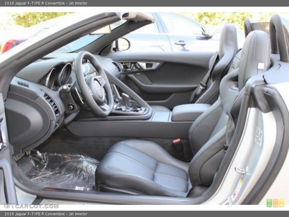 Jet Interior Photo for the 2016 Jaguar F-TYPE R Convertible #107355109