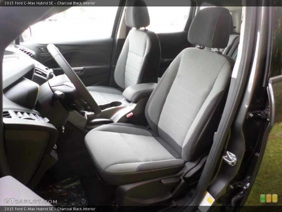 Charcoal Black Interior Front Seat for the 2015 Ford C-Max Hybrid SE #107355247